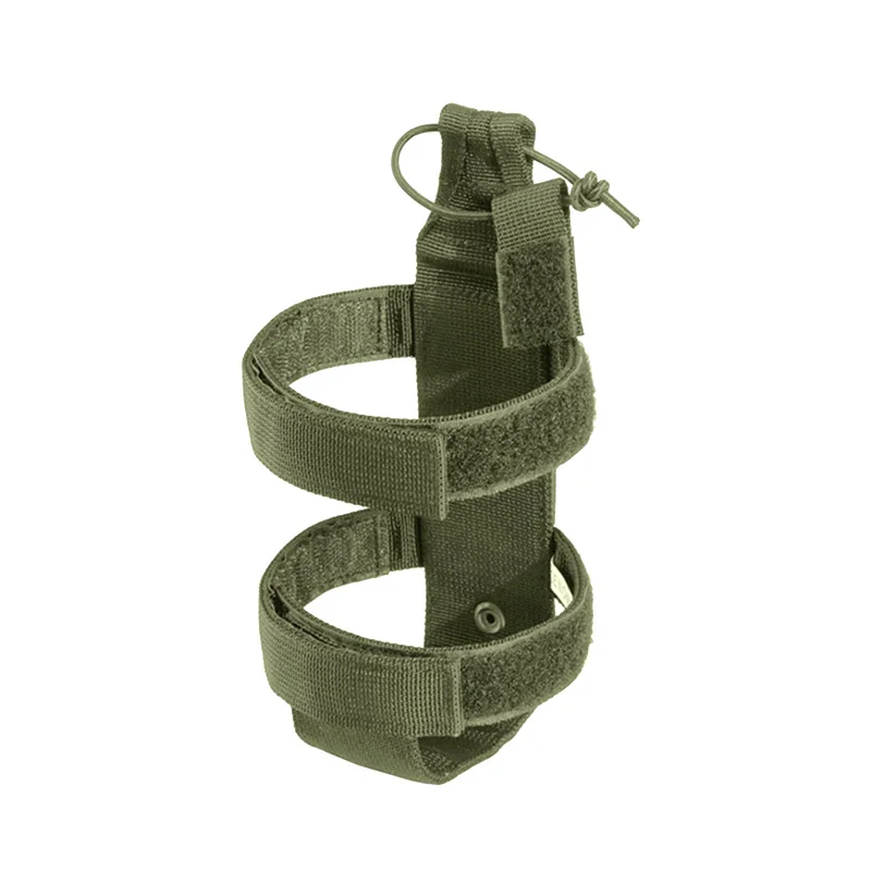 Bolsa portabotellas de agua para exteriores, bolsa de viaje para senderismo, soporte para botella de agua Molle, bolsa portabotellas portátil con correa - imagen 2