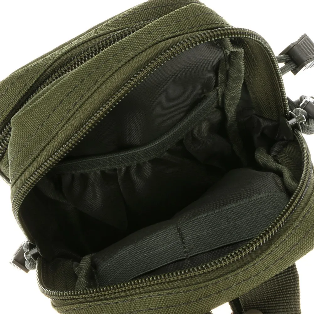 Bolsa táctica de nailon para exteriores, Molle, cintura militar, ciclismo, bolsa para teléfono para hombres, Camping, caza, riñonera táctica, monederos de equipo EDC - imagen 2