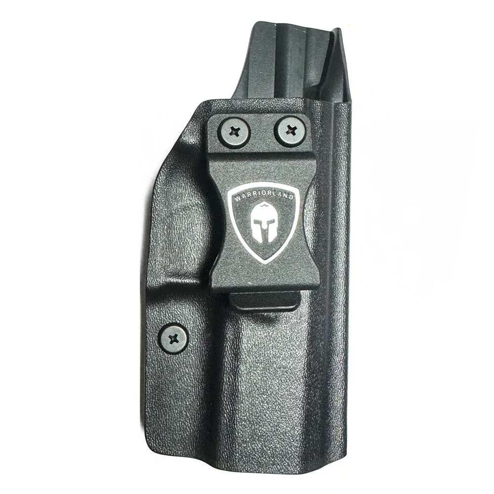 Funda IWB Kydex compatible con CZ P10C CZ P10S, Clip interior oculto para cinturón, patrón láser, funda negra, accesorios de caza para mano derecha