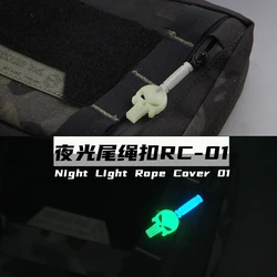 TPU multifuncional tirador cremallera táctico paracord luminoso
