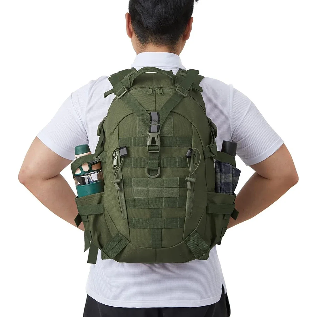 Mochila Táctica Militar para Hombres y Mujeres 35L Ejército 3 Dias Paquete de Asalto Mochila Grande con Sistema Molle - imagen 2