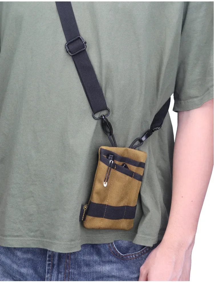Bolsa táctica MOLLE EDC riñonera mini para llaves y tarjetas - imagen 3