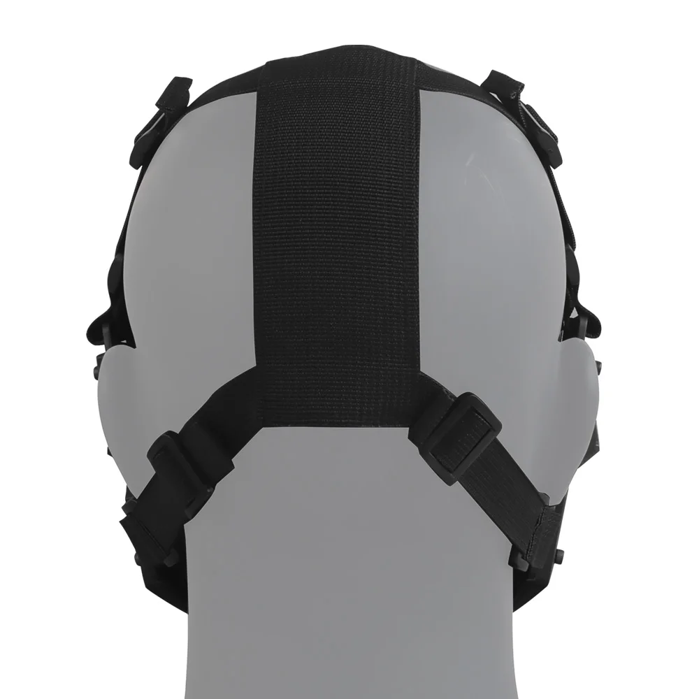 Cyberpunk Gundam estilo Paintball caza máscara protectora cara completa Cosplay fiesta Prop regalos máscara - imagen 4