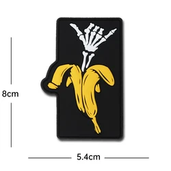 Parche táctico esqueleto plátano – Brazalete adhesivo hombro