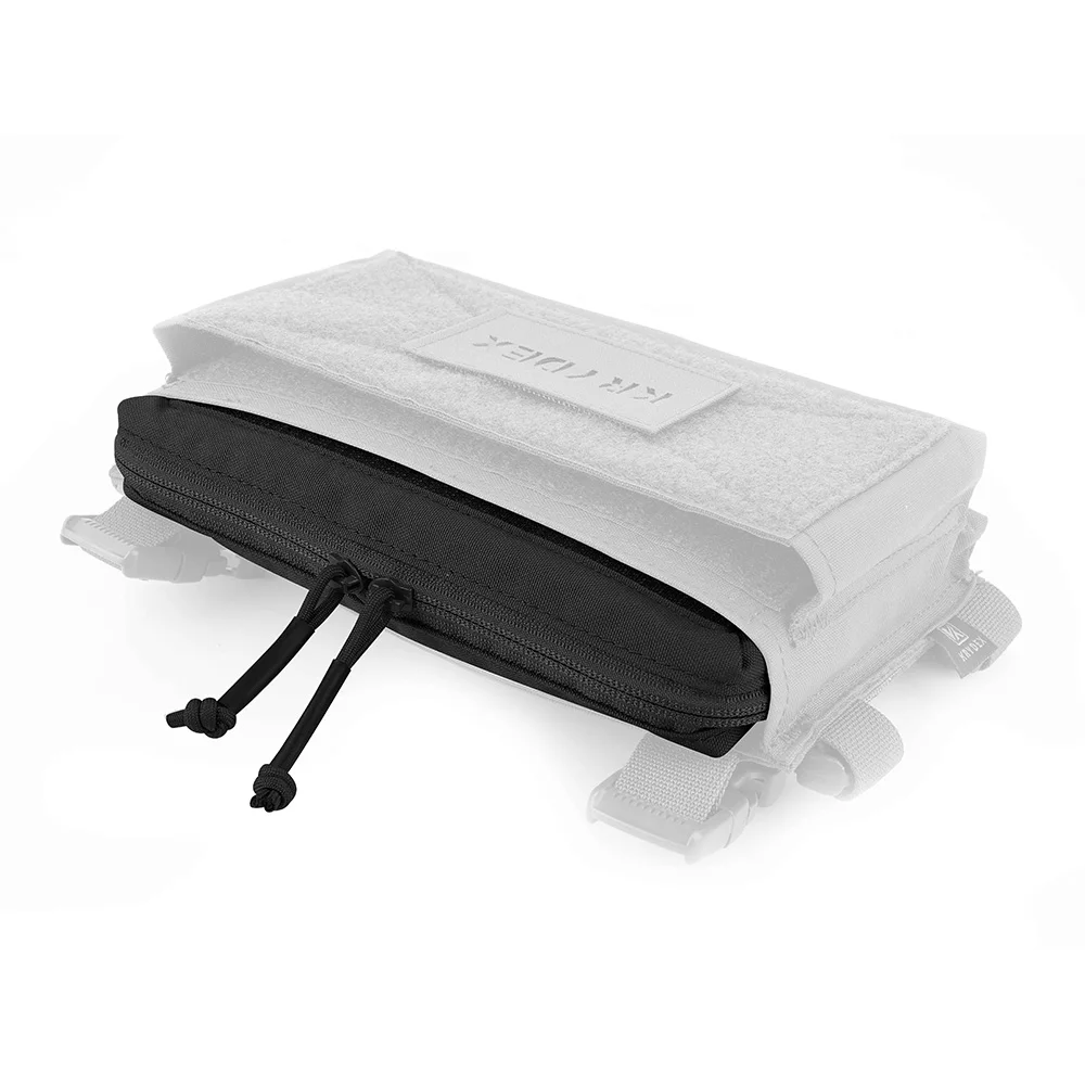 KRYDEX-plataforma de pecho táctica, bolsa de bolsillo con cremallera, cubierta de doble cremallera, bolsa de almacenamiento para accesorios de chaleco de aparejo de pecho MK3 MK4 - imagen 4