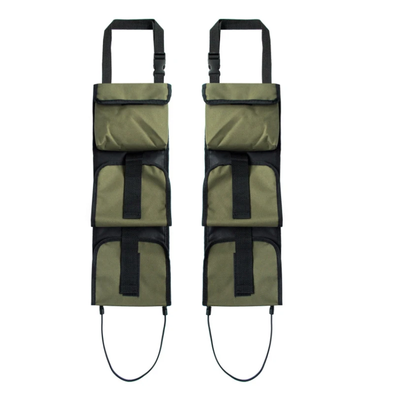 Bolsa de almacenamiento para asiento delantero de vehículo, eslinga para Rifle, asiento trasero, colgante, funda para pistola, organizador portátil con múltiples bolsillos, 2 uds. - imagen 4