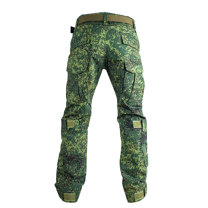 HAN WILD-Camiseta táctica CAMO, ropa de escalada, uniforme, camisetas de caza, camisa de combate resistente al desgaste, pantalones Cargo, rodilleras - imagen 5