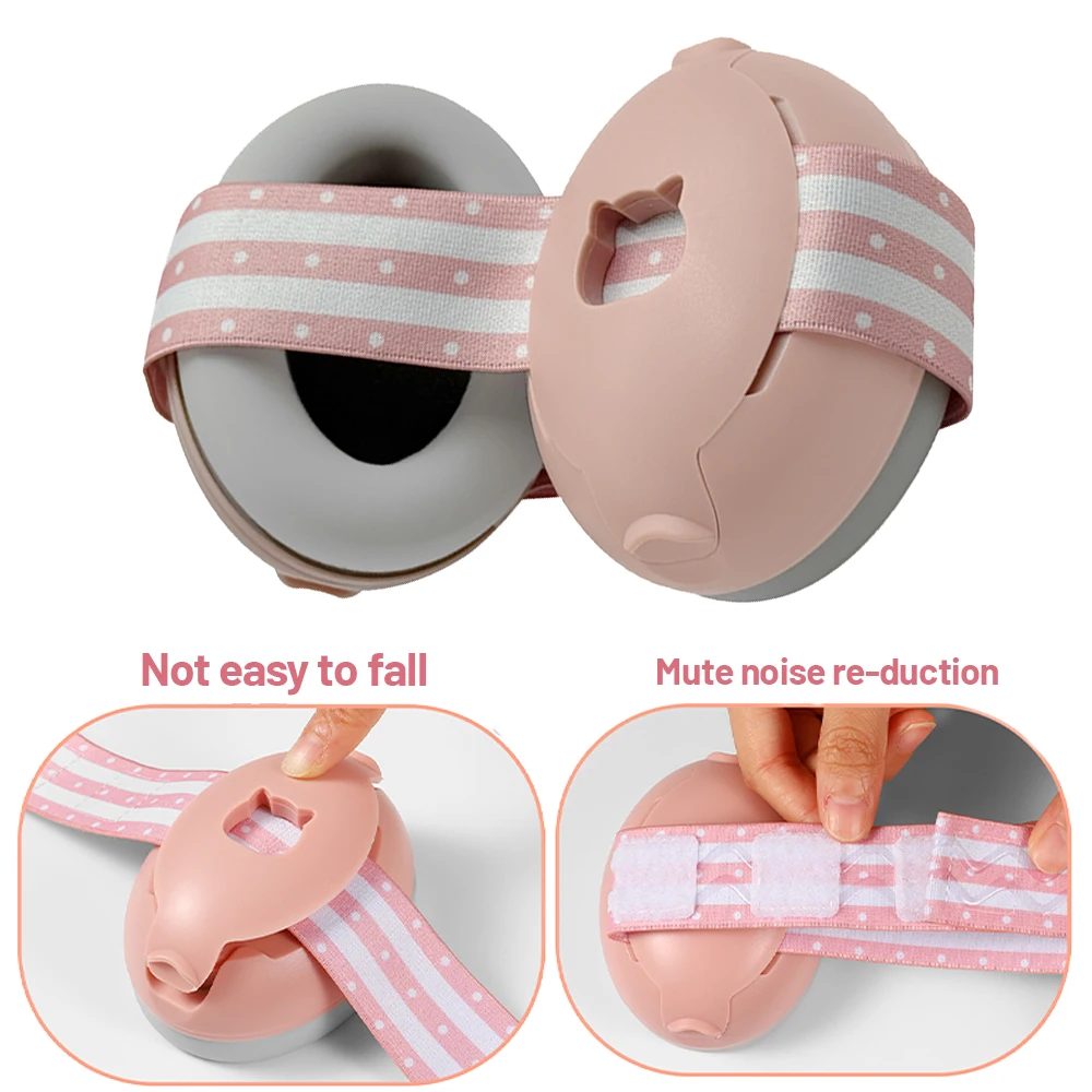 Auriculares con cancelación de ruido para bebé de 0 a 36 meses, orejeras insonorizadas para protección auditiva de bebé, ayudan a dormir - imagen 2