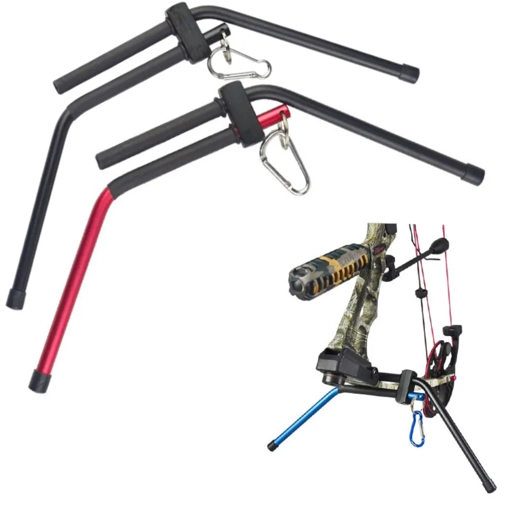 Soporte de arco compuesto de Metal, soporte de arco compuesto ajustable, soporte para arco de tiro con arco, práctica de caza, objetivo, 1 ud. - imagen 5