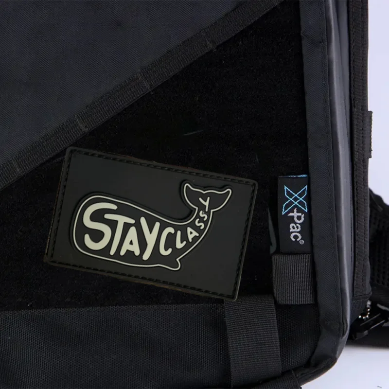Parche Stay Classy táctico con velcro PVC para ropa y mochila - imagen 5