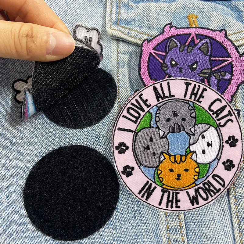 Parche bordado de dibujos animados/animales, parches termoadhesivos para planchar ropa, pegatina de planchado bordada - imagen 3
