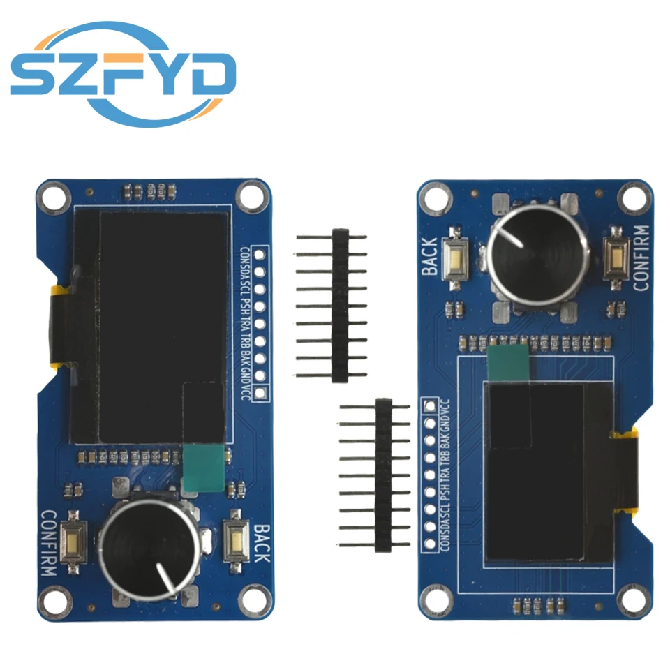 Pantalla OLED de 1,3 pulgadas y 0,96 pulgadas combinada con interfaz IIC del módulo codificador rotatorio EC11
