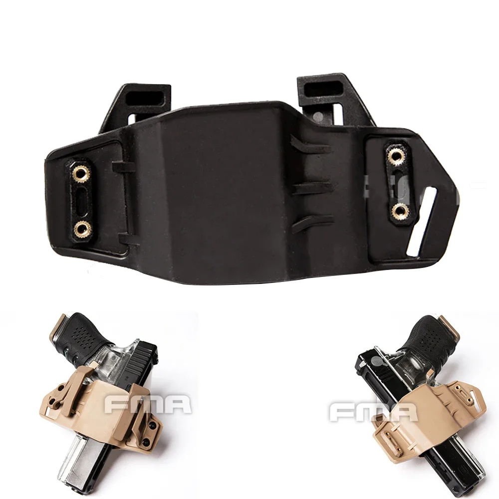 Funda Universal para pistola FMA con Clips, compatible con Compact Glock 17/19 / Smith & Wesson M & P/Sig sauer P226 9mm 1911. Funda de 45cal Airsoft - imagen 2