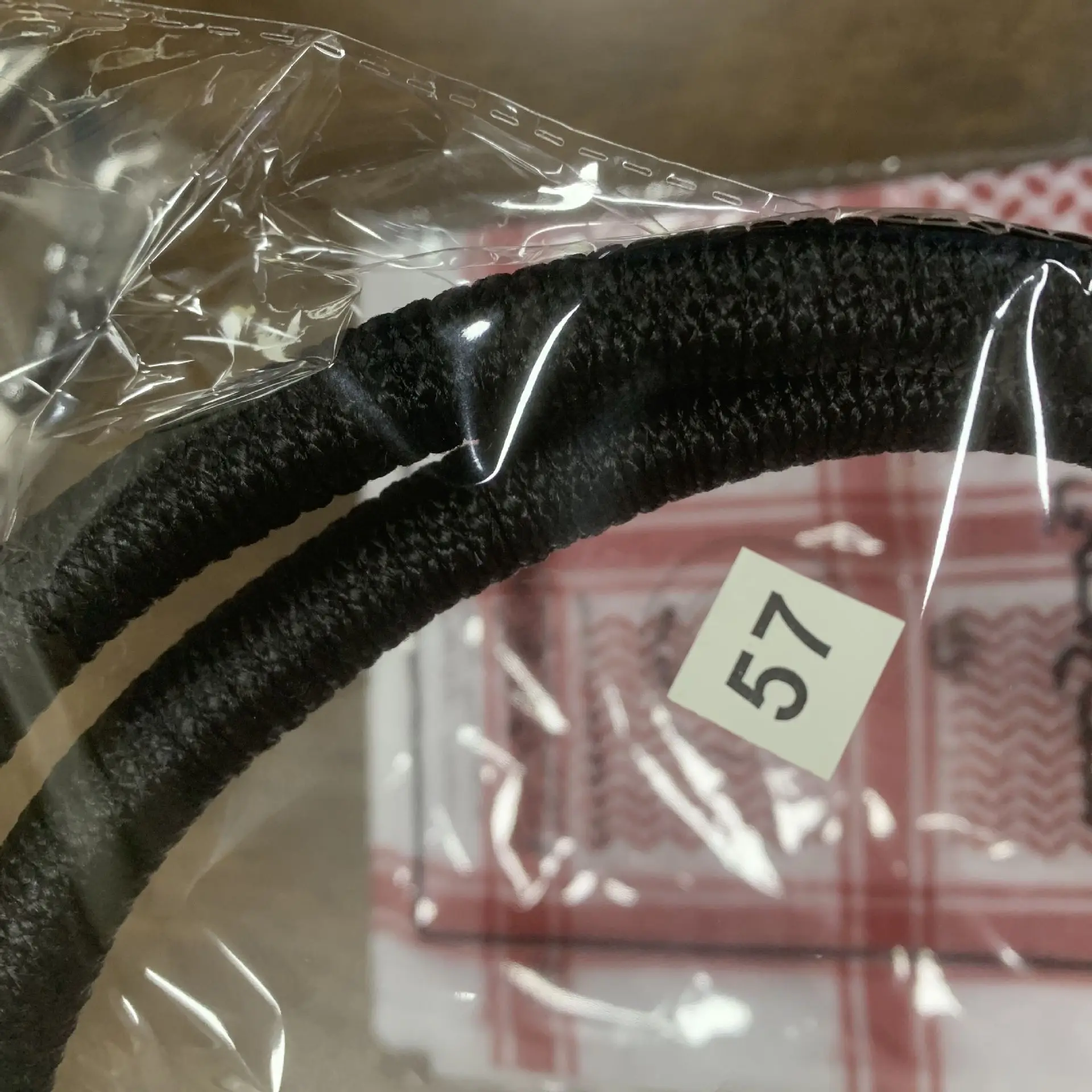 Bufanda táctica con cuerda Aqel para exteriores, Kafiya, Keffiyeh, árabe, Oriente Medio, juego de cicatrices árabes, 57CM - imagen 4