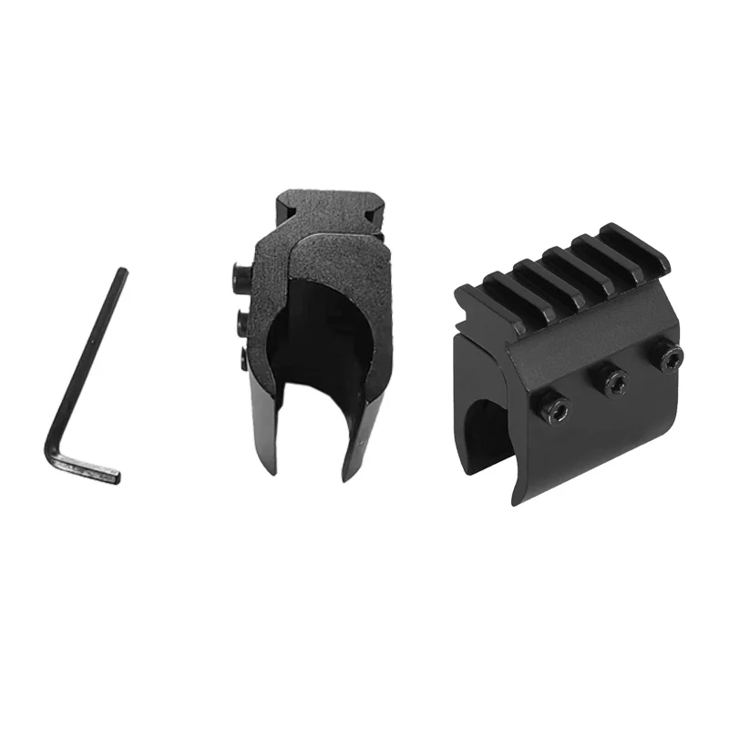Montura táctica para linterna con adaptador a riel Picatinny - imagen 4