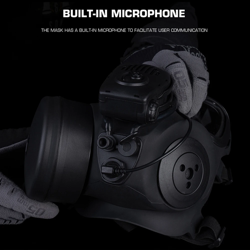 Máscara táctica M53 antipolvo protección facial para airsoft - imagen 5