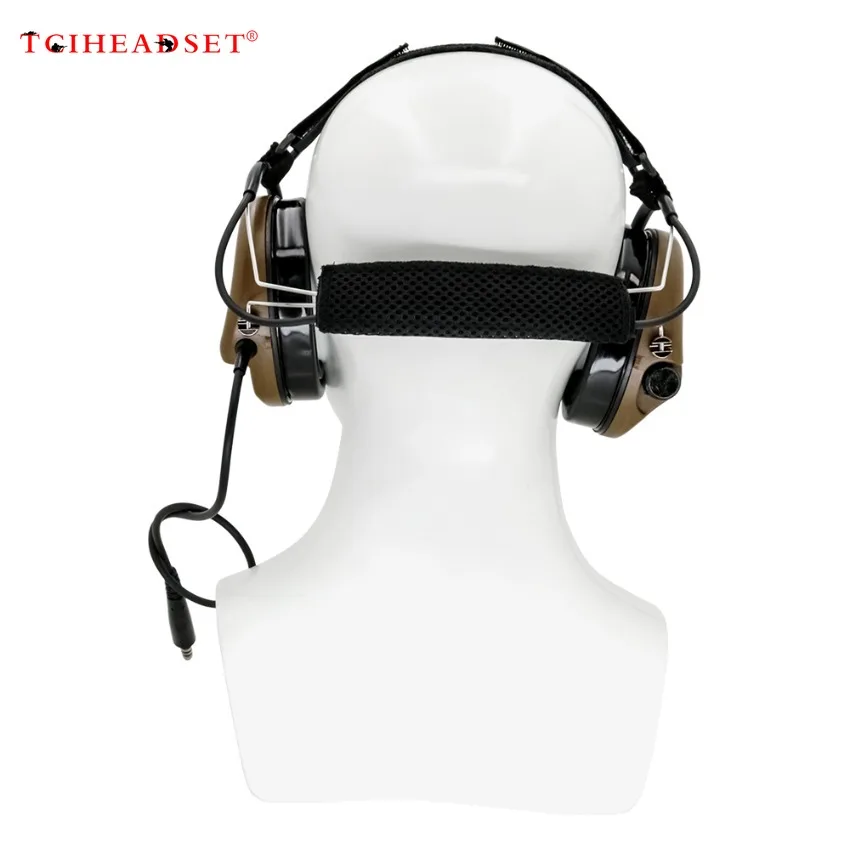 TCIHEADSET SORDI TCILiberator II auriculares tácticos protección auditiva orejeras de tiro electrónicas para Airsoft con PTT táctico - imagen 3