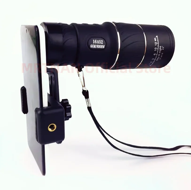 Binoculares potentes HD con Zoom militar, telescopio profesional portátil de largo alcance, Monocular de baja visión nocturna para caza, 40x60 - imagen 2