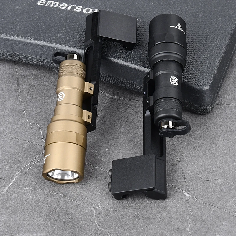 Linterna WADSN SF M300 M300C 400 lúmenes, luz blanca, montaje en compensación de Metal, Base de ajuste de 20MM, riel Picatinny, accesorios de exploración de Airsoft - imagen 4