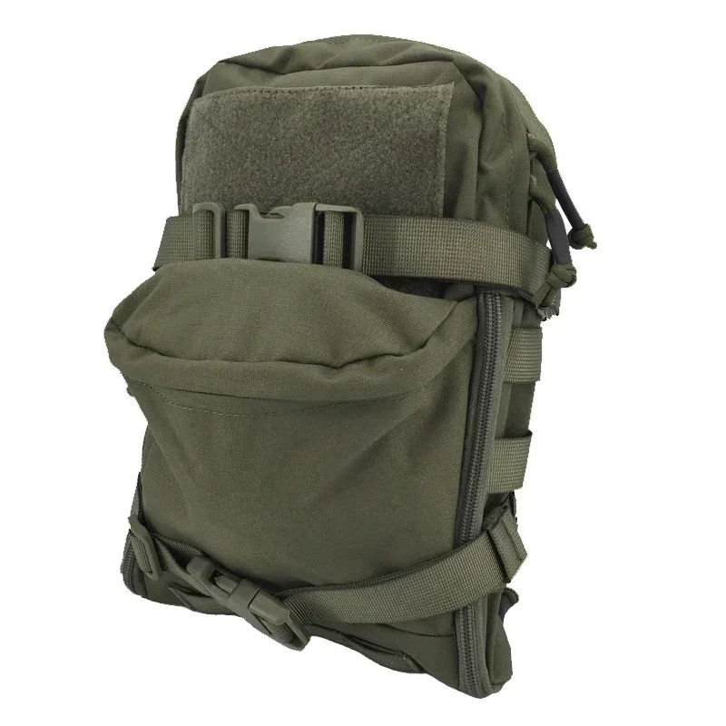 Mochila de hidratación táctica, bolsa ligera EDC Molle, caza al aire libre, Camping, Mini bolsa de agua de nailon 500D, equipo