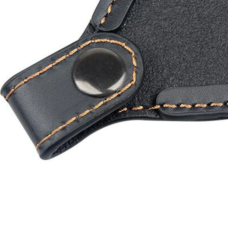 Almohadilla protectora de zapatos de cuero resistente y duradera, reposapiés profesional, barril de Rifle de tiro de caza al aire libre - imagen 5