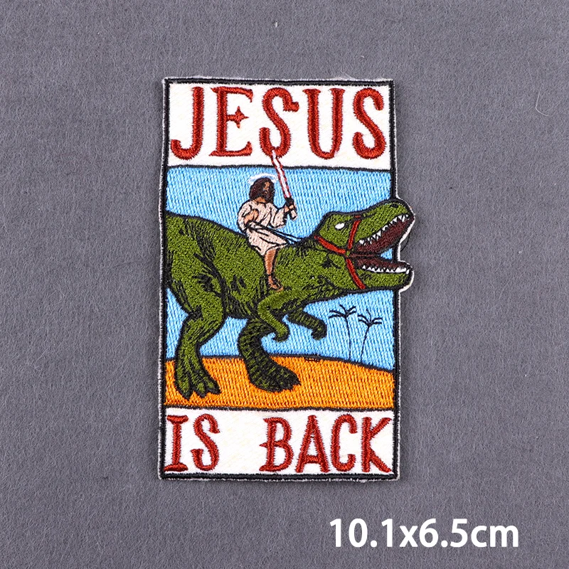 Diansour parches termoadhesivos para planchar para ropa, parches bordados de animales con paisaje de aventura en ropa DIY - imagen 3