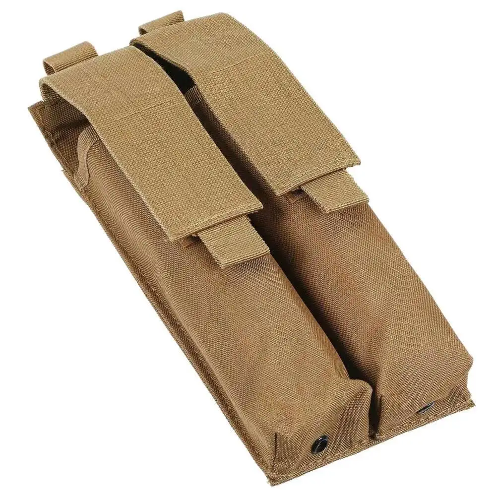 Bolsa doble para revistas P90, soporte para MP7 MAG, Panel táctico MOLLE, cierre de gancho y bucle, equipo Airsoft para Paintball - imagen 3