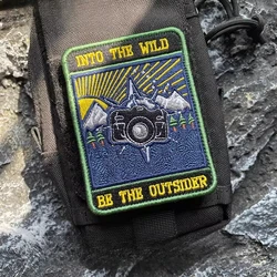 Parche bordado táctico cámara fotografía – Velcro para outdoor