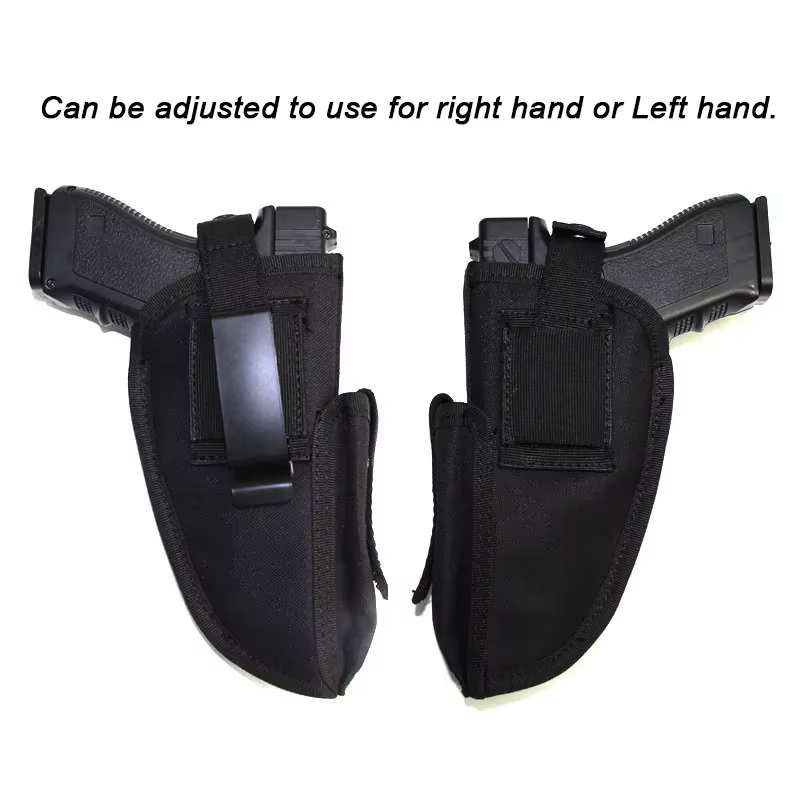 Funda táctica pistola Glock para cinturón con clip metálico - imagen 4