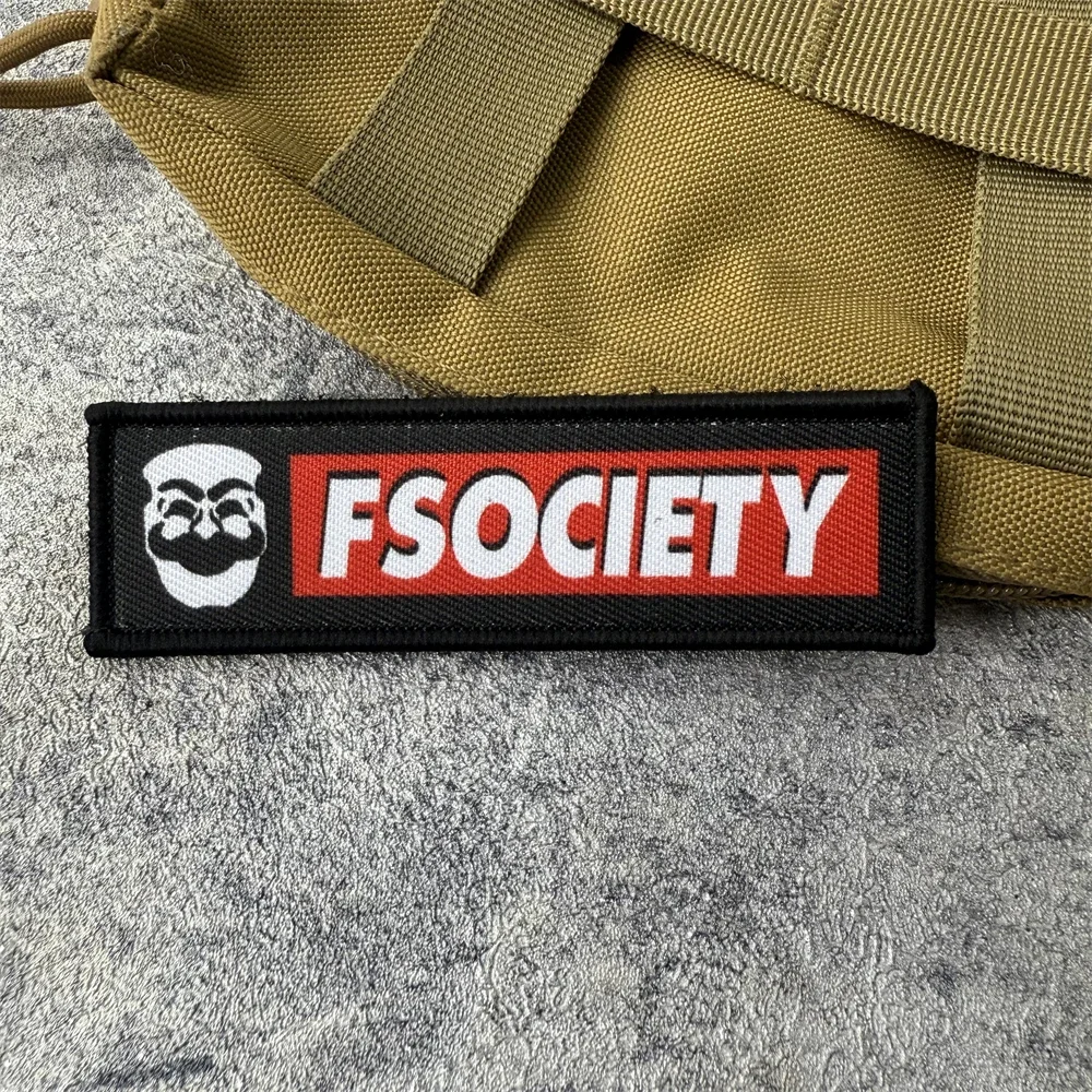 Parche táctico de moral con estampado de Robot, apliques, parches militares de gancho y bucle para ropa, pegatinas personalizadas para mochila - imagen 3