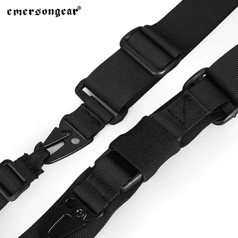 Emersongear táctico Tripe Point Gun Sling Rifle correa de hombro cuerda de nailon Airsoft tiro combate caza al aire libre senderismo EM8258