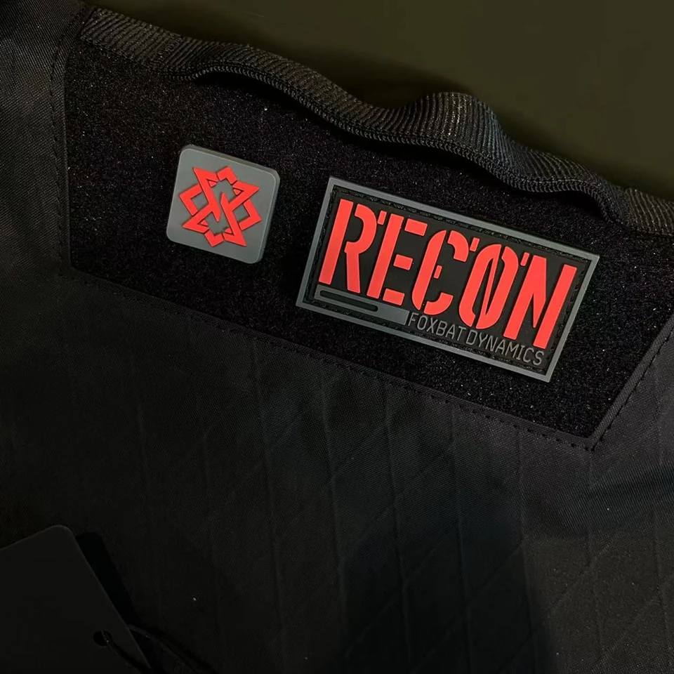 Mini parche con logotipo de PVC 3D, insignia táctica cuadrada luminosa, apliques DIY, brazalete para decoración de mochila - imagen 5