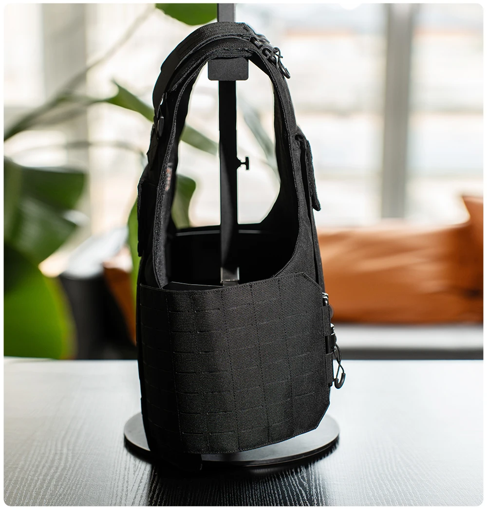 Chaleco táctico de liberación rápida para caza, protección total, chaleco multifuncional, traje trasero a prueba de puñaladas para exteriores - imagen 4