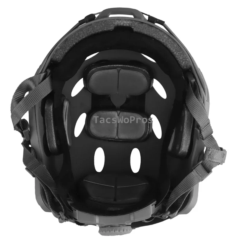Cascos Airsoft FAST PJ para combate táctico al aire libre, cascos deportivos protectores para juegos de guerra, caza CS Paintball, casco medio cubierto - imagen 4