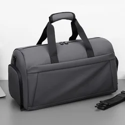 Bolsa de gimnasio para Fitness con bolsillo para zapatos, viaje de corta distancia, bolsos de hombro tipo bandolera, bolso grande para deportes al aire libre en seco y húmedo