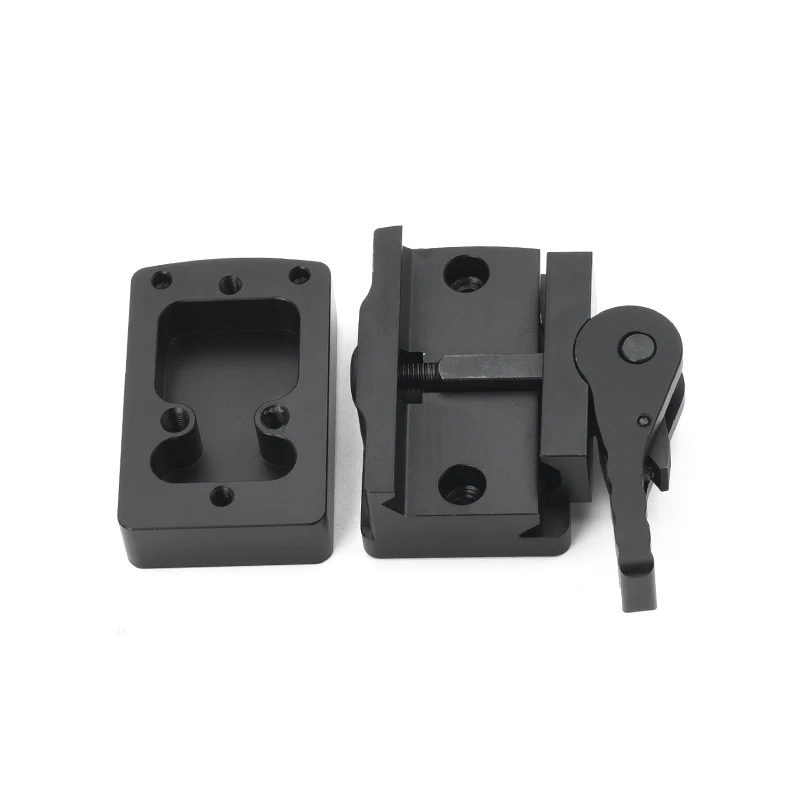 Soporte RM QD para RM06 Mini Red Dot Sight QD, placa elevadora de bloqueo automático compatible con Rifle de riel Picatinny Weaver de 20mm para caza - imagen 5