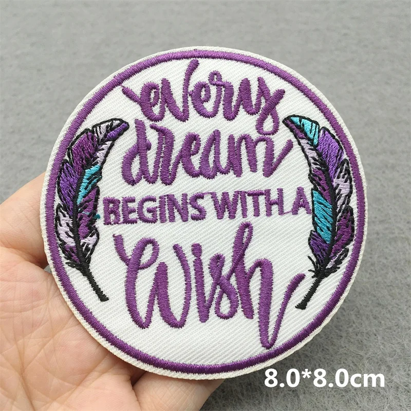 Parche bordado de flores de dibujos animados, parches para planchar, parches bordados de setas DIY, apliques de ropa, pegatina de costura - imagen 3