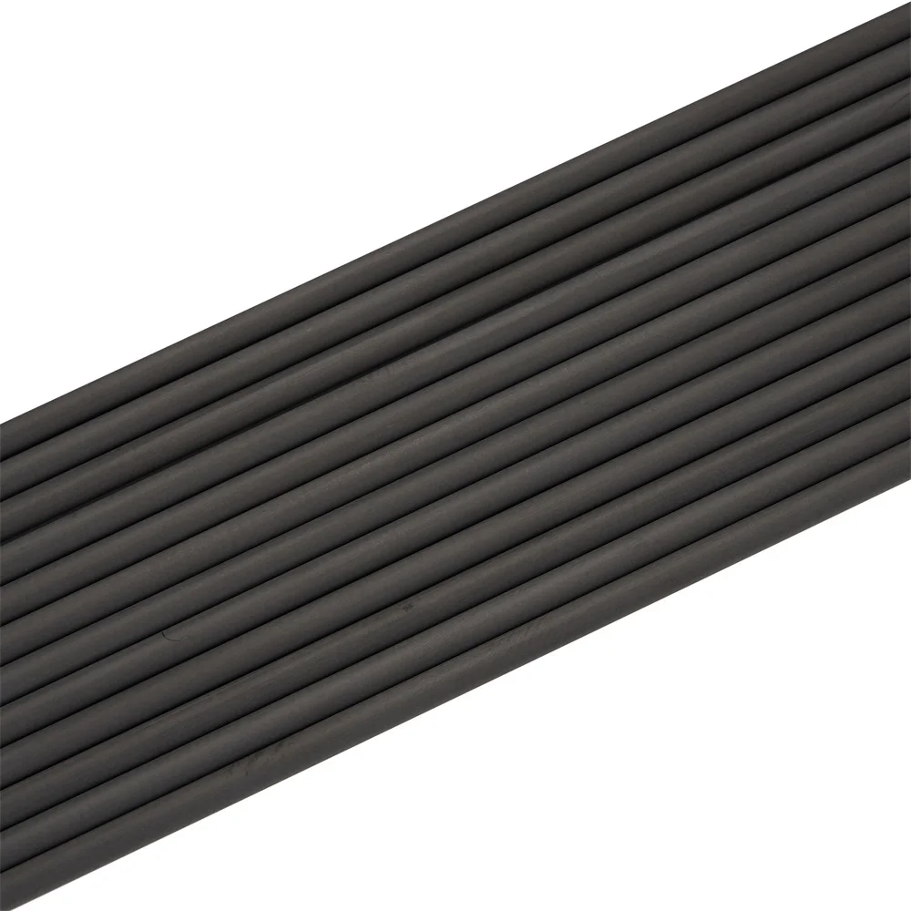 Toparchery 31 ''ID 6,2mm flechas de carbono puro eje columna vertebral 300-600 rectitud 0,006 arco recurvo compuesto caza tiro con arco - imagen 3
