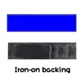 blue IRON-ON