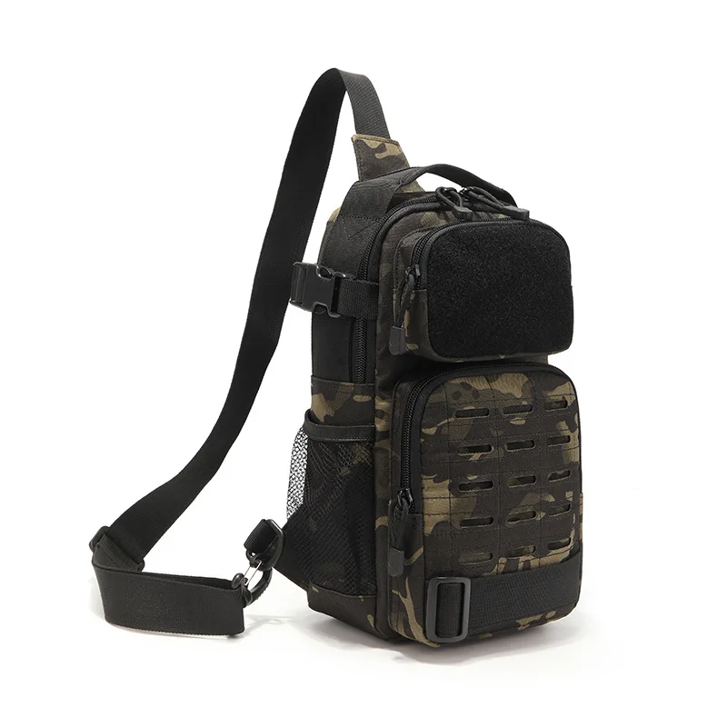 Bolso táctico para hombre, mochila de hombro pequeña Rover, paquete de pecho EDC, mochila para deportes al aire libre Molle Assault Range - imagen 4