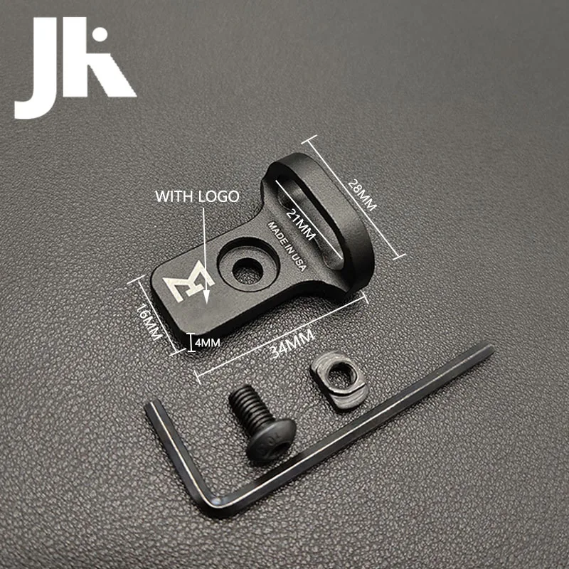 Correa de hombro táctica CQD, eslinga rápida, montaje de eslinga CQB, adaptador de montaje de eslinga QD frontal, MLOK, caza, Rifle al aire libre, montaje A1 BCM QD - imagen 5