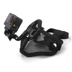 Soporte universal para cámara deportiva y móvil con máscara táctica