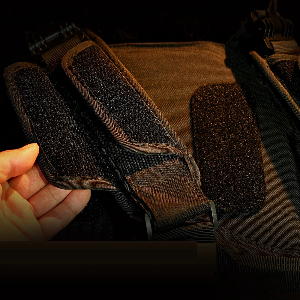 Almohadilla de sellado de cintura táctica ligera, hombreras de chaleco JPC transpirables de panal tridimensionales 3D, almohadilla para mochila al aire libre - imagen 2