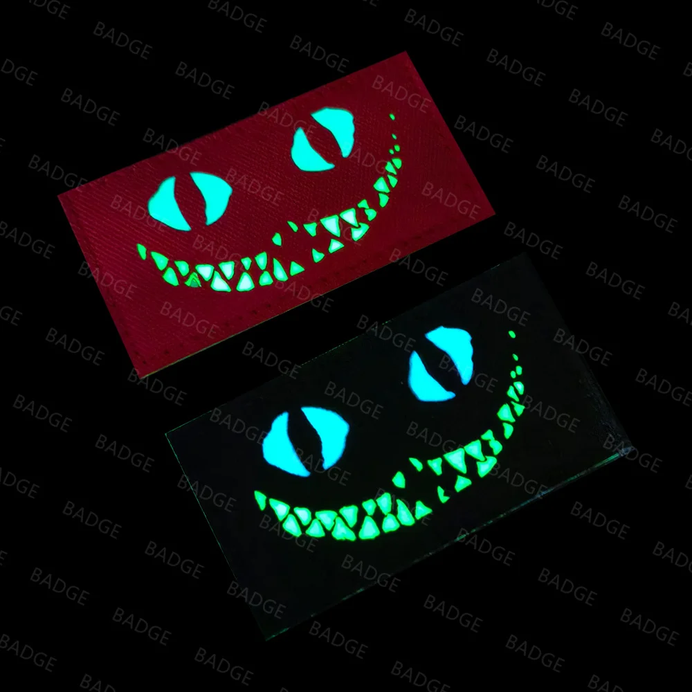 Parche táctico ojos gato diablo brillo oscuridad gancho combate Ranger - imagen 5