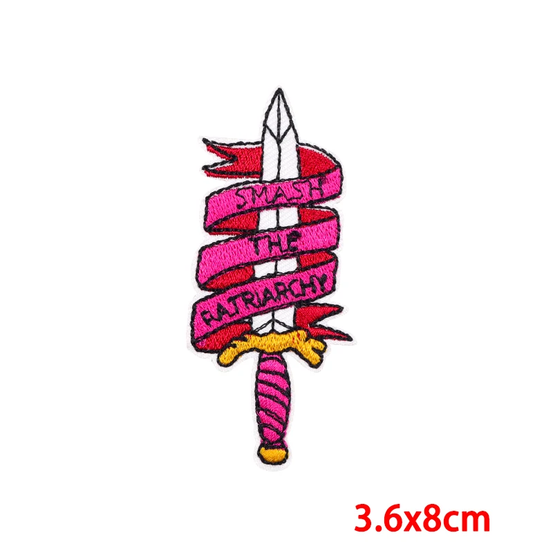 Parches de palabras positivas para ropa, parche Fusible para planchar en parches, parche bordado DIY, apliques en ropa - imagen 5