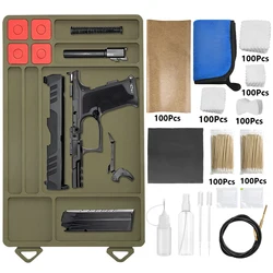 Kit de limpieza de armas con tapete magnético para rifles