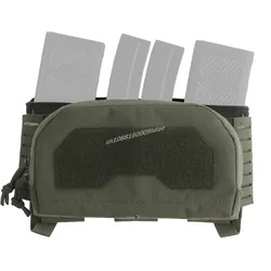 Bolsa Triple Mag multicalibre con bolsa de administrador de segunda capa para portador de placa Glock Sub-Zero, cartel frontal táctico MOLLE Airsoft