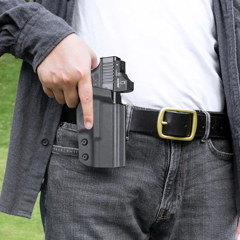 M & P Shield-funda de 9mm/.40, soporte táctico OWB Kydex, compatible con Smith & Wesson M & P 9mm/.40 S & W Shield & Shield M2.0, soporte derecho para pistola - imagen 5