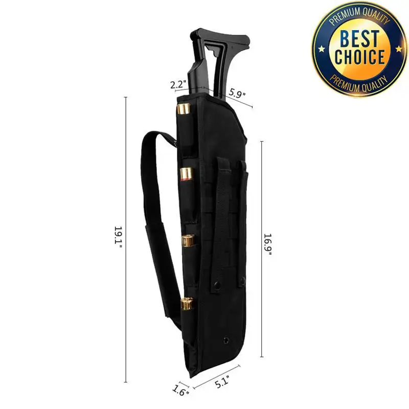 Mochila táctica para Rifle y cuchillo, accesorios de caza al aire libre, funda protectora para pistola de aire Molle - imagen 4