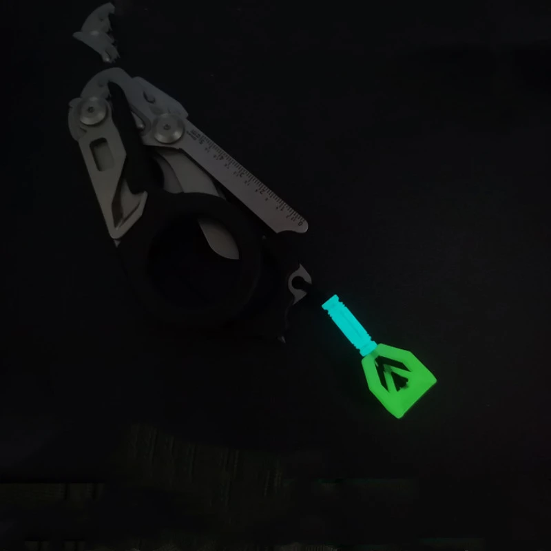 2.0 Luminous Highlight Upgrade 03 Zipper Pulls Head Tactical Outdoor Backpack Function Wraps TPU Zip Rope Pendants - imagen 3